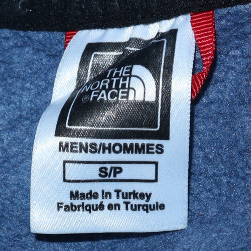 The North Face Men's Blue Pullover Hoodie Size S Regular Fit Outdoor Logo Sweatshirt
