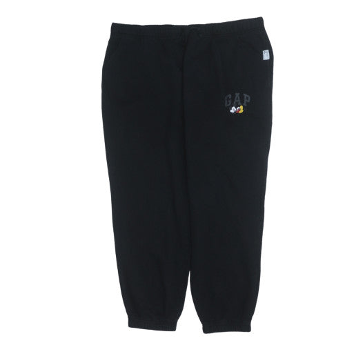 GAP x Disney Women's Black XL Fleece Jogger Sweatpants