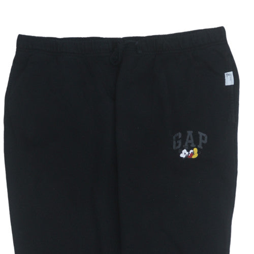 GAP x Disney Women's Black XL Fleece Jogger Sweatpants