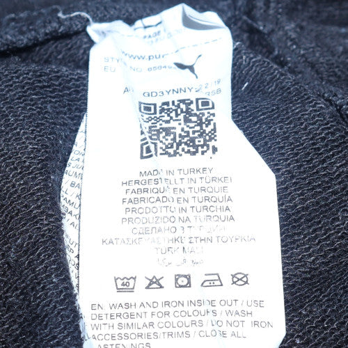 Puma Men's Black Jogger Trousers L Regular Fit Fleece Activewear