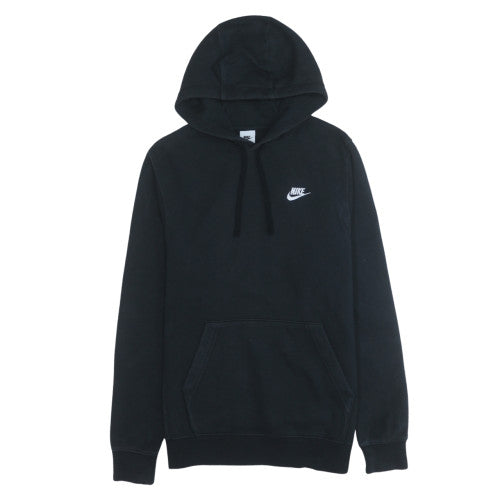 Nike Women's Black Small Tall Pullover Hoodie with Logo Pocket