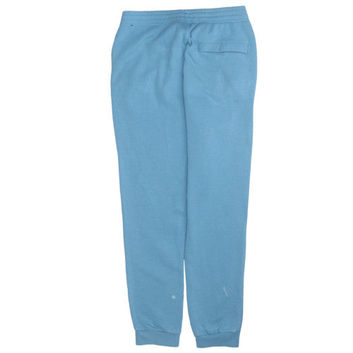 Nike Women Blue Jogger Sweatpants M Fleece Tapered Fit