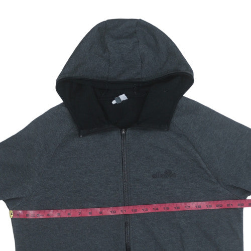 Ellesse Men's Grey Full Zip Hoodie L Hooded Sweatshirt