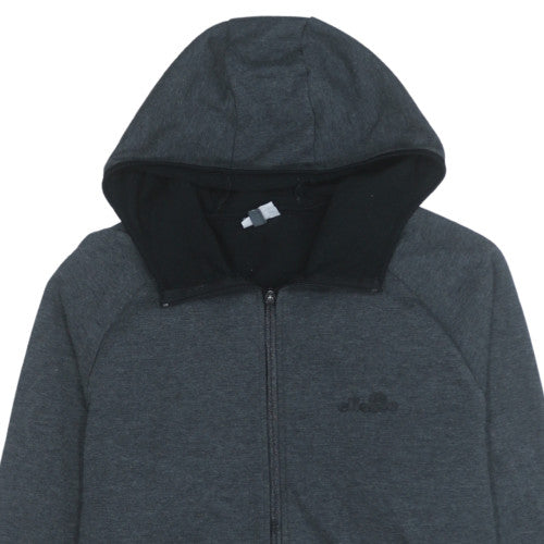 Ellesse Men's Grey Full Zip Hoodie L Hooded Sweatshirt