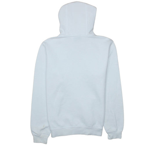 Nike Men's White Pullover Hoodie M Logo Fleece Sweatshirt
