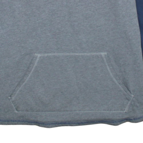 Levi's Men's Blue Red Grey Pullover Hoodie Size M Graphic Logo