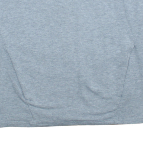 Gymshark Men's Grey XL Pullover Hoodie with Logo and Pockets