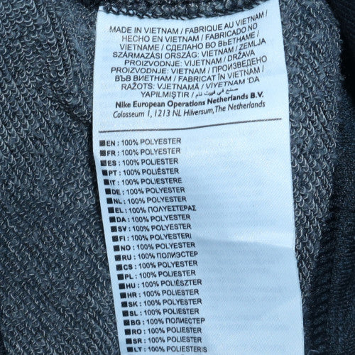 Nike Men’s Grey Full Zip Dri-FIT Hoodie M Regular Fit