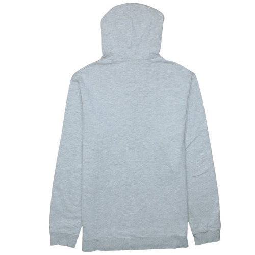 Jack & Jones Mens Grey Logo Pullover Hoodie Size L