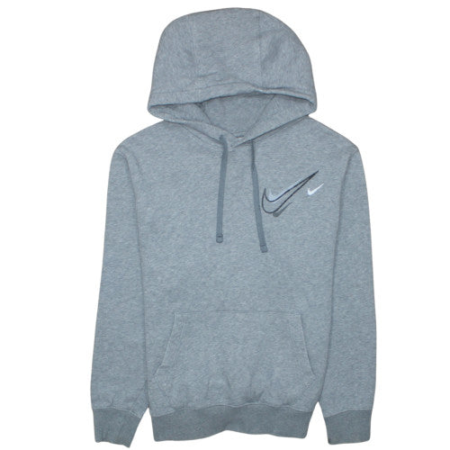 Nike Mens Grey XS Pullover Hoodie Sweatshirt Logo Fleece