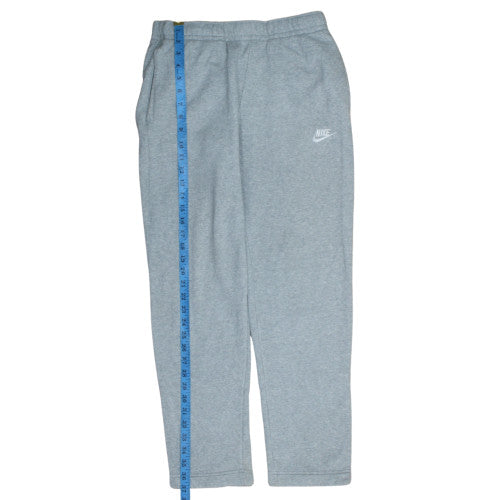 Nike Men's Grey Regular Fit Fleece Sweatpants S