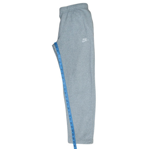 Nike Men's Grey Regular Fit Fleece Sweatpants S