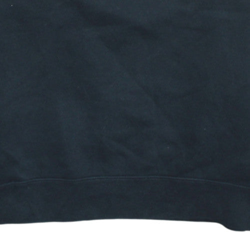 Nike Men's Black Graphic Pullover Sweatshirt M Crew Neck Fleece