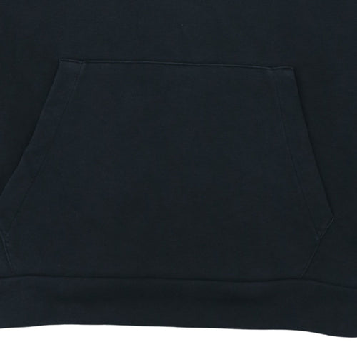 Nike Men's Black Pullover Hoodie M Fleece Dri-Fit Logo Sportswear