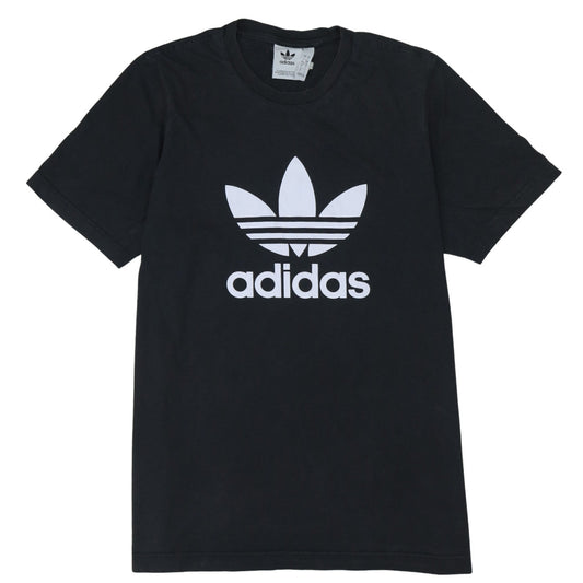 Adidas Mens Black Crew Neck Short Sleeve T-Shirt Size L