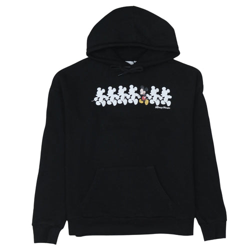 Disney Primark Women Black Mickey Mouse Pullover Hoodie Size M 12/14