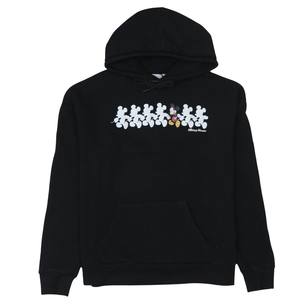 Disney Primark Women Black Mickey Mouse Pullover Hoodie Size M 12/14