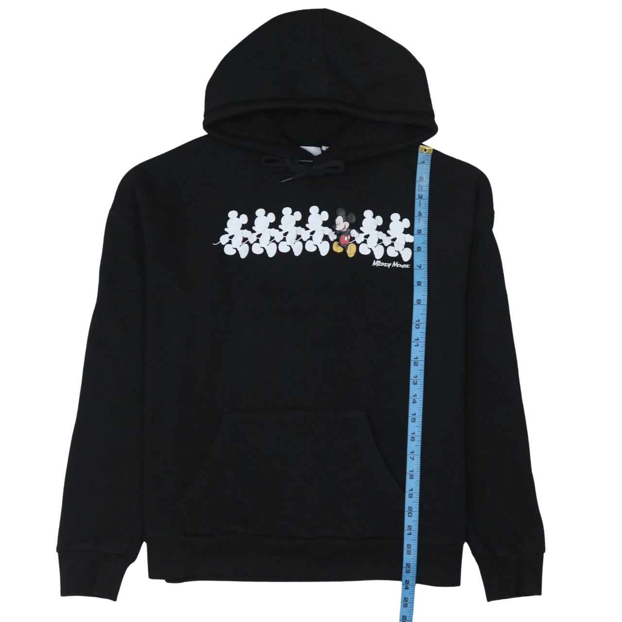 Disney Primark Women Black Mickey Mouse Pullover Hoodie Size M 12/14