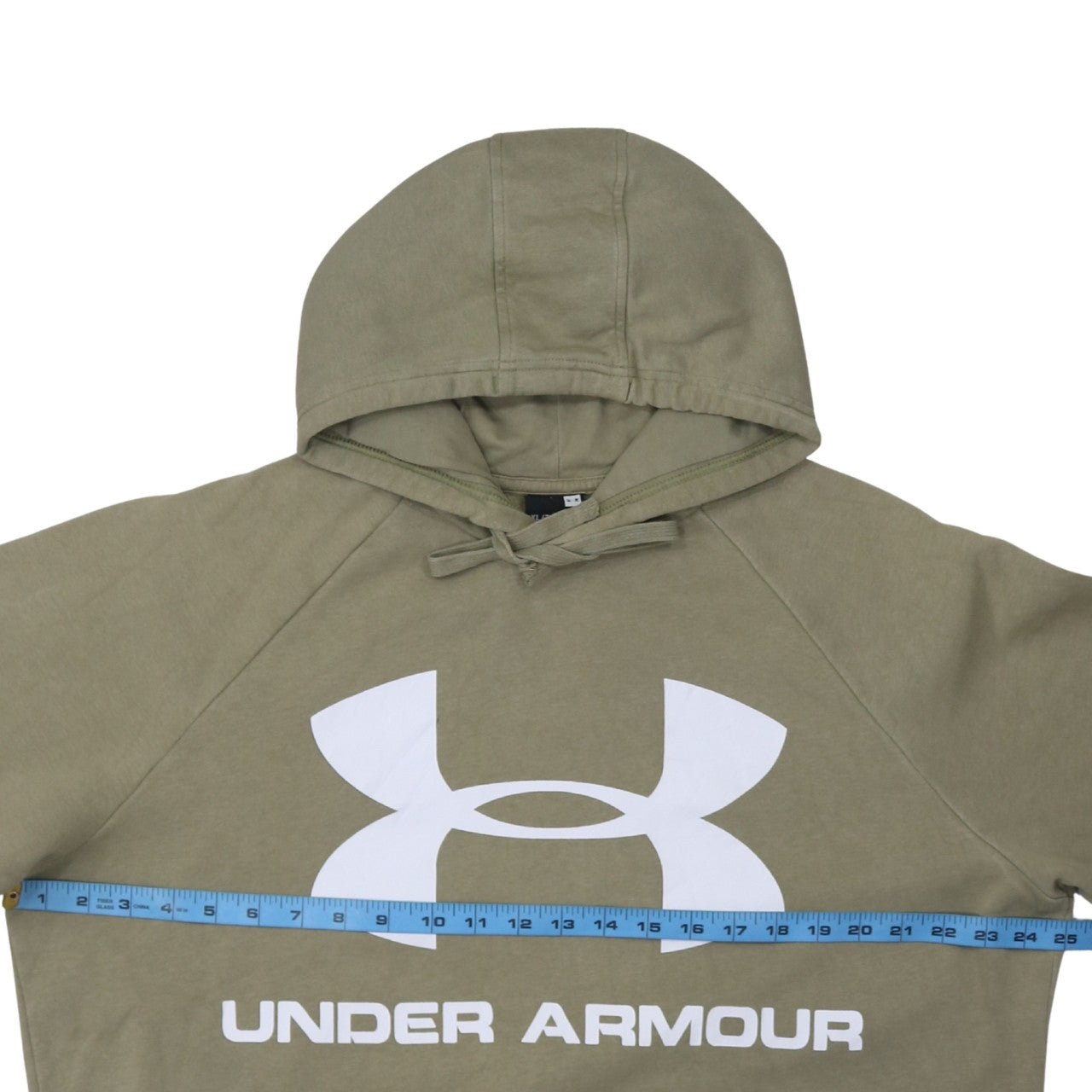 Under Armour Men's Green XL Pullover Hoodie with Logo Print