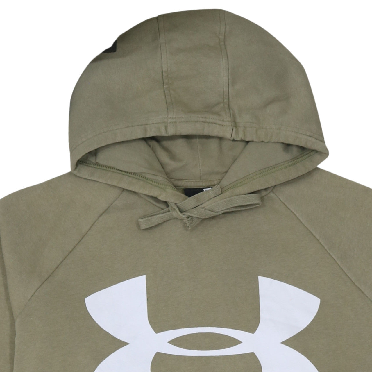 Under Armour Men's Green XL Pullover Hoodie with Logo Print