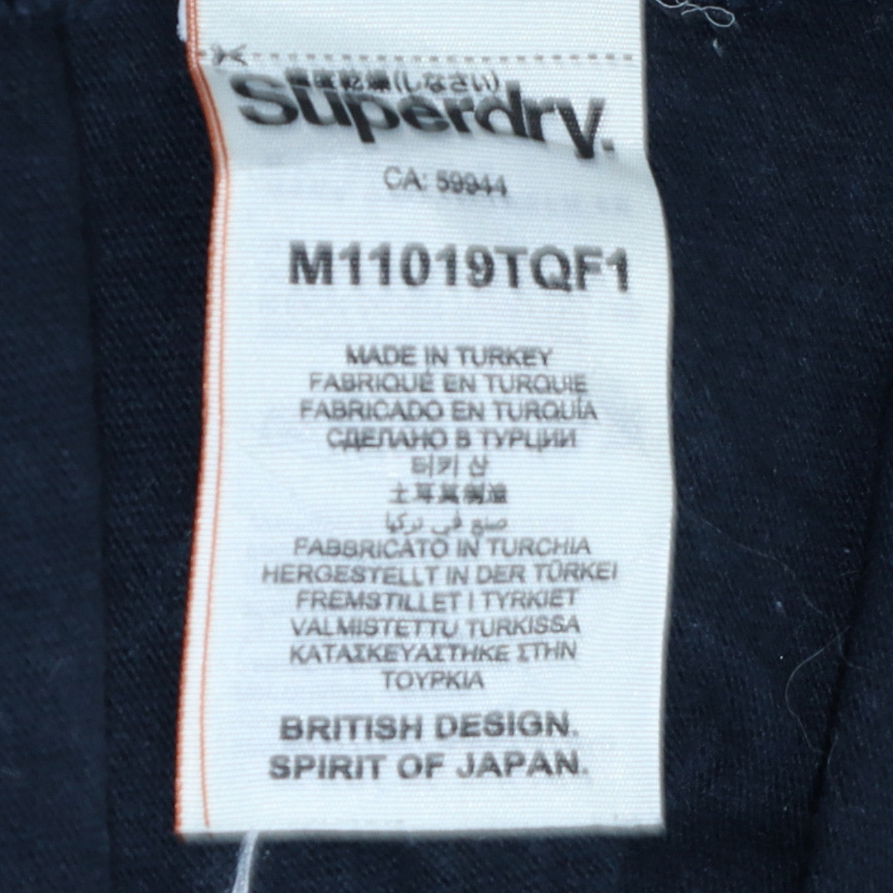 Superdry Men’s Black Bird Print City Polo Shirt Size Large