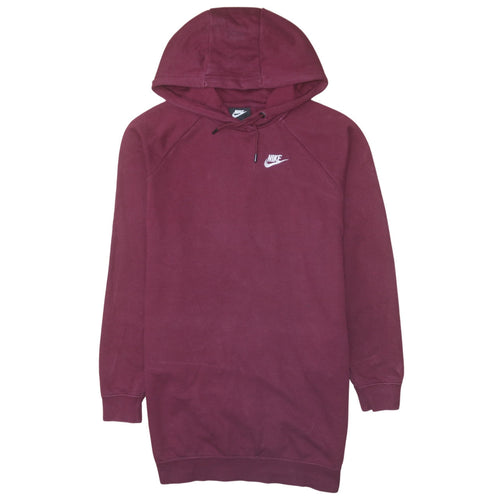 Nike Men's Red Pullover Hoodie Size S Fleece Logo Sportswear