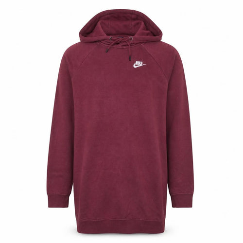 Nike Men's Red Pullover Hoodie Size S Fleece Logo Sportswear