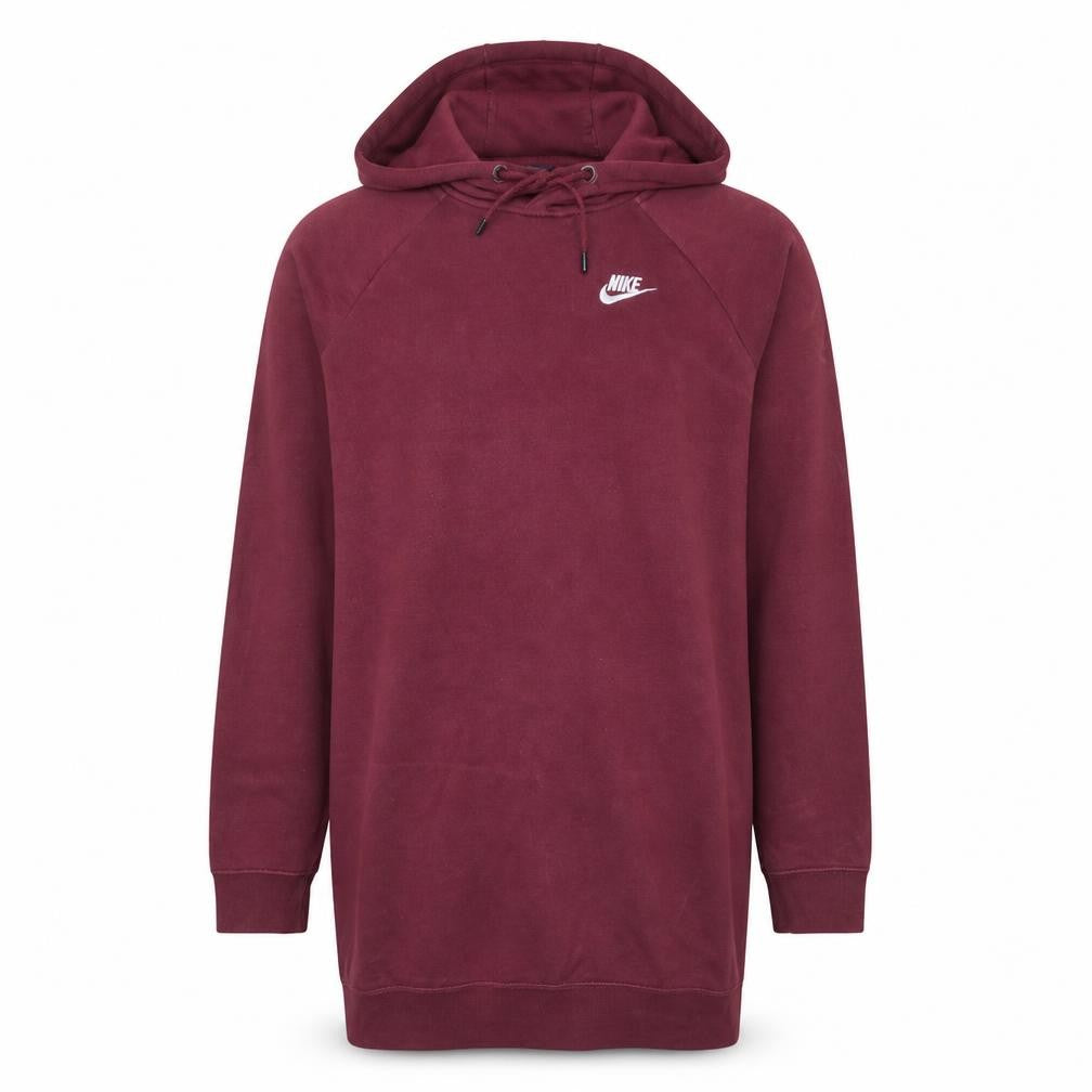 Nike Men's Red Pullover Hoodie Size S Fleece Logo Sportswear