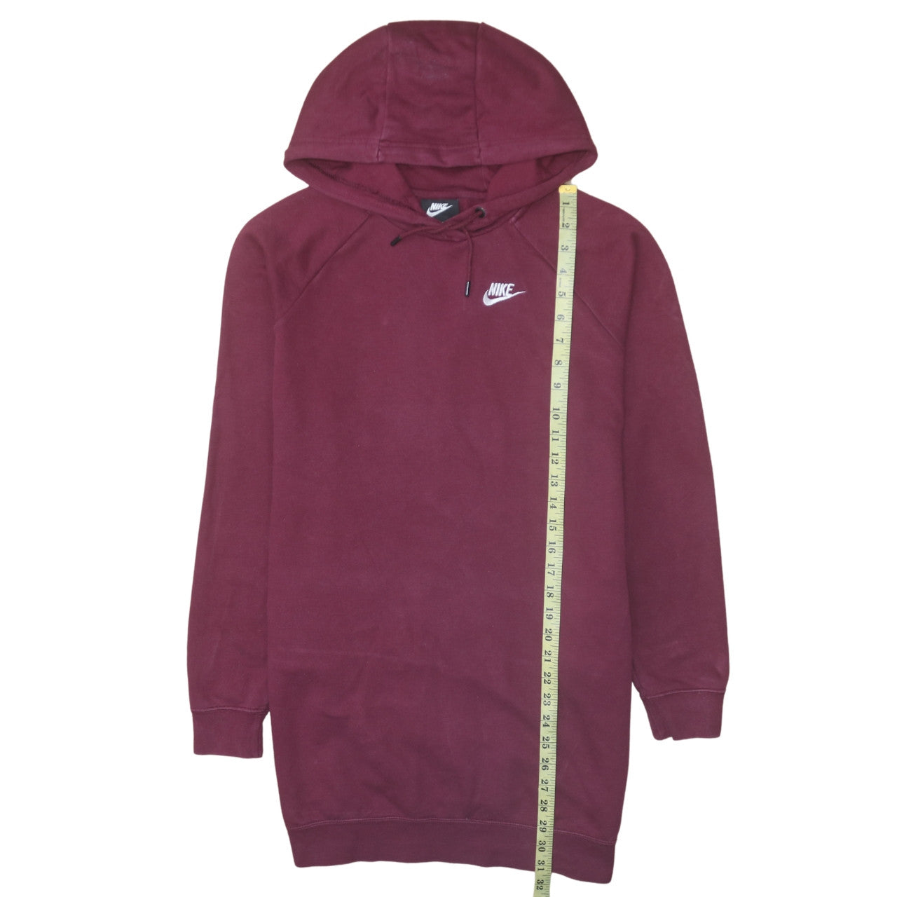 Nike Men's Red Pullover Hoodie Size S Fleece Logo Sportswear