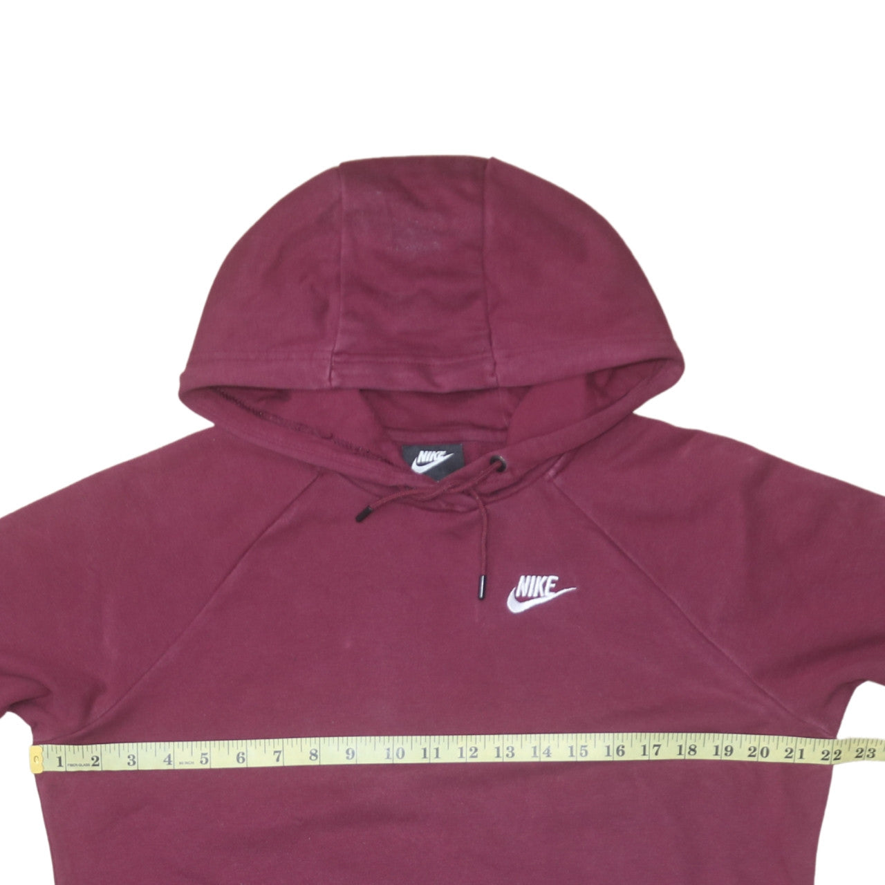 Nike Men's Red Pullover Hoodie Size S Fleece Logo Sportswear