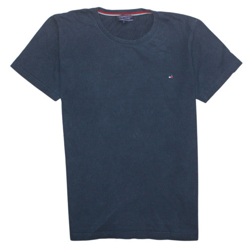 Tommy Hilfiger Men's Navy Blue Cotton Crew Neck T-Shirt Size M
