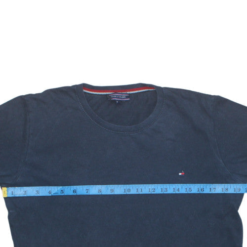 Tommy Hilfiger Men's Navy Blue Cotton Crew Neck T-Shirt Size M