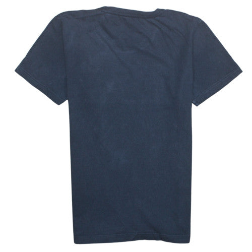 Tommy Hilfiger Men's Navy Blue Cotton Crew Neck T-Shirt Size M