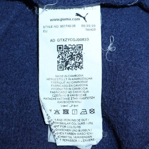 Puma Mens Blue XL Pullover Crew Neck Fleece Sweatshirt