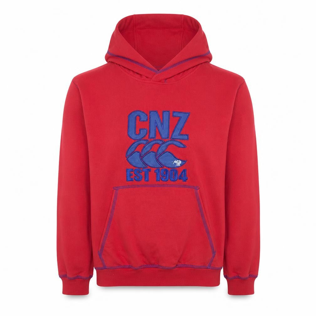 Canterbury of New Zealand Men's Red S Pullover Hoodie CNZ Logo