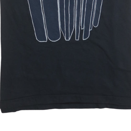 Levi's Men's Black Graphic Logo T-Shirt Size M Crew Neck