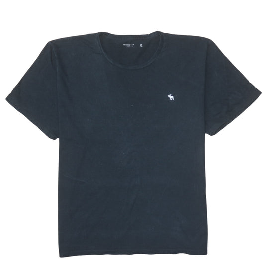 Abercrombie & Fitch Men's Black 2XL Short Sleeve Cotton T-Shirt