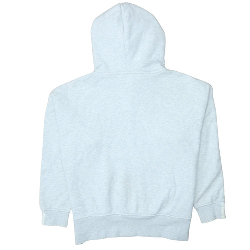 Adidas Women Grey Hoodie UK 12 Pullover Hooded Sweatshirt