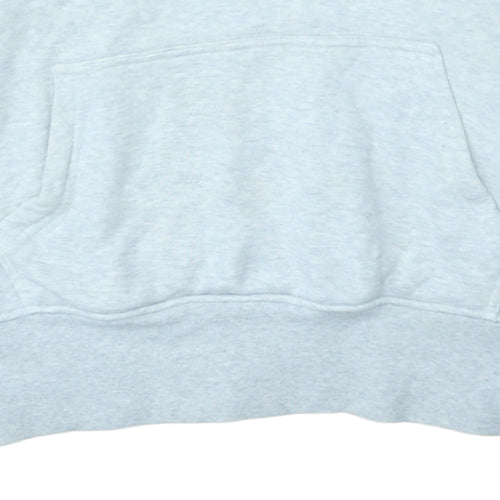 Adidas Women Grey Hoodie UK 12 Pullover Hooded Sweatshirt