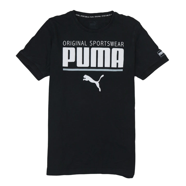 Puma Men's Black Original Sportswear Graphic T-Shirt Size M