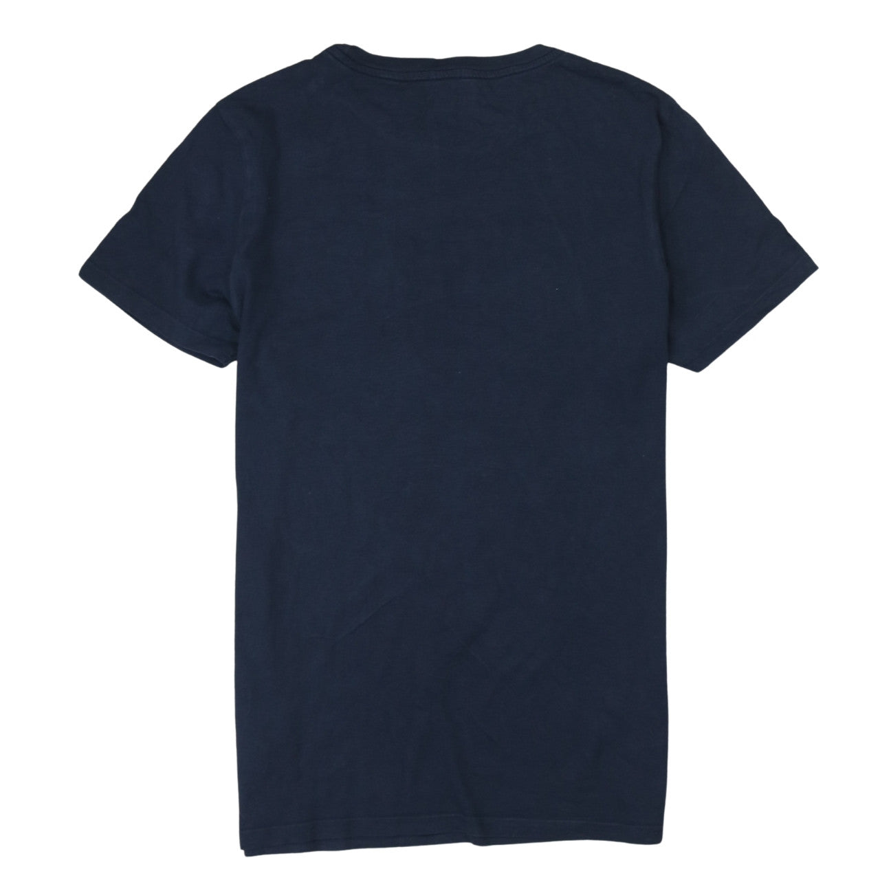 Tommy Hilfiger Men's Blue Cotton Graphic Logo T-Shirt Size M
