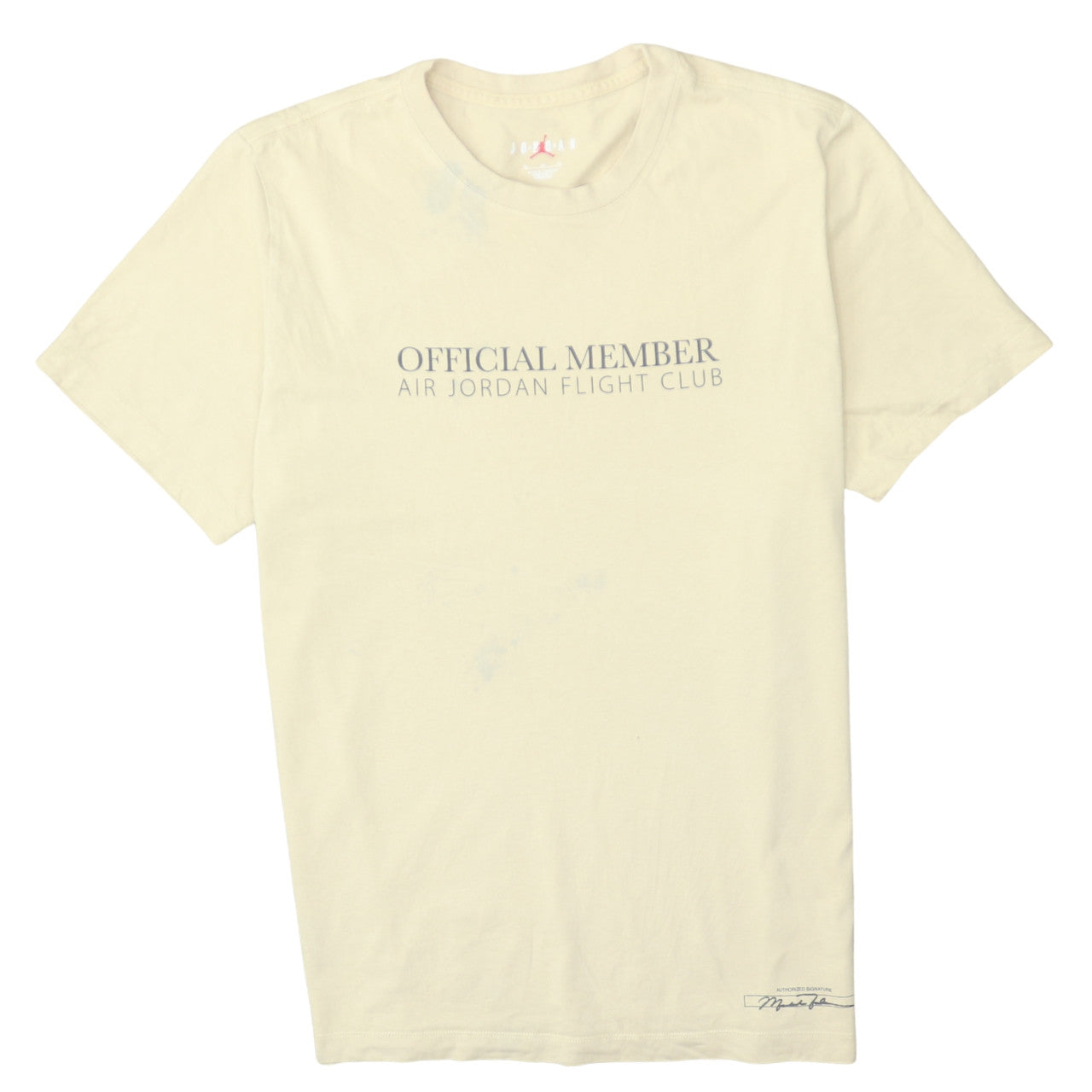 Jordan Men's Beige XL Air Jordan Flight Club Graphic T-Shirt