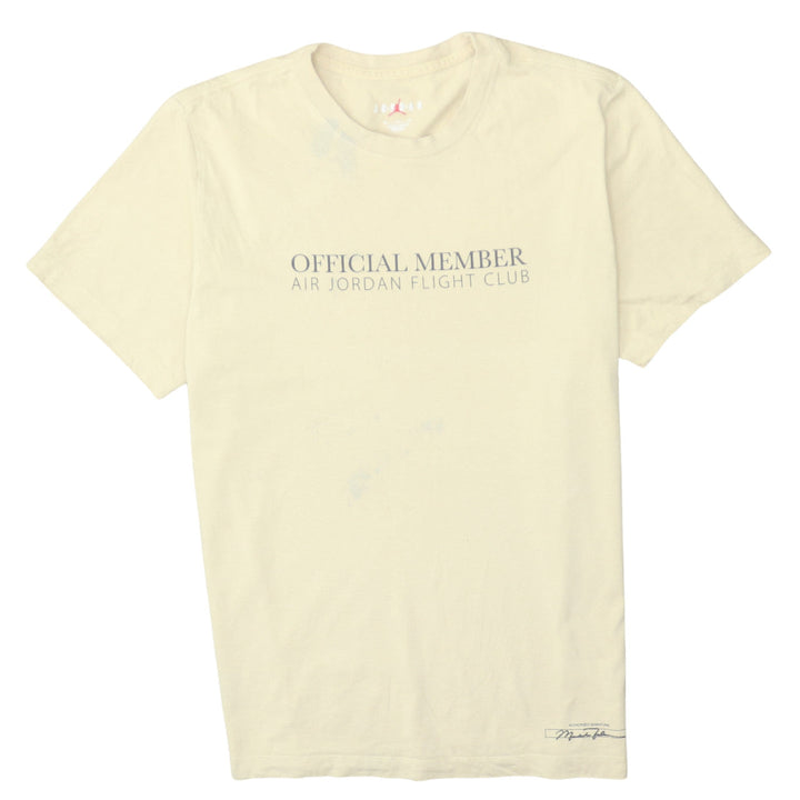 Jordan Men's Beige XL Air Jordan Flight Club Graphic T-Shirt