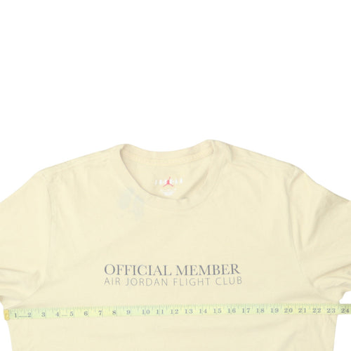 Jordan Men's Beige XL Air Jordan Flight Club Graphic T-Shirt