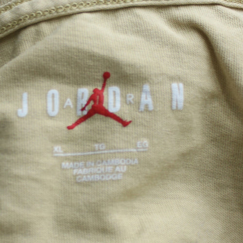 Jordan Men's Beige XL Air Jordan Flight Club Graphic T-Shirt