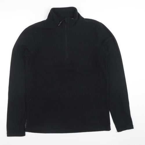 Peter Storm Womens Black Fleece Pullover Sweatshirt Size 12