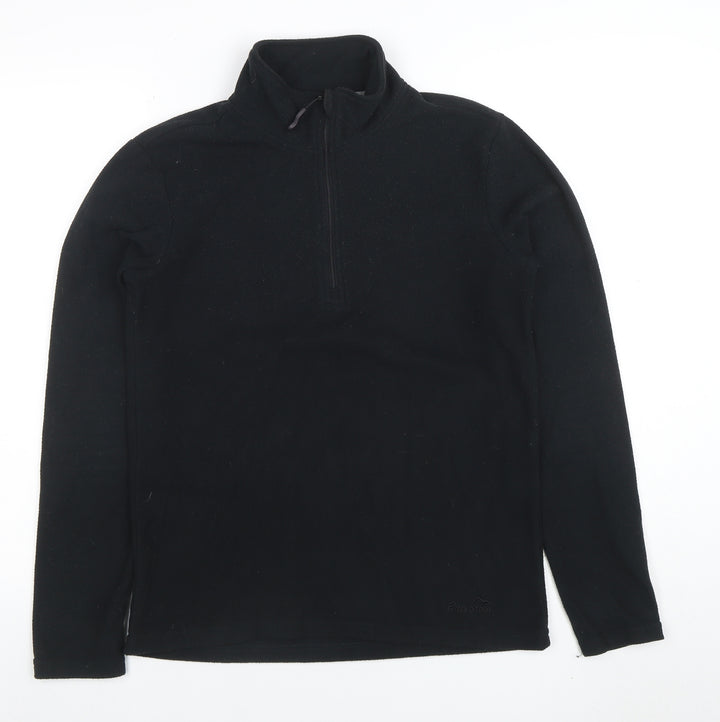 Peter Storm Womens Black Fleece Pullover Sweatshirt Size 12