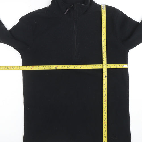 Peter Storm Womens Black Fleece Pullover Sweatshirt Size 12