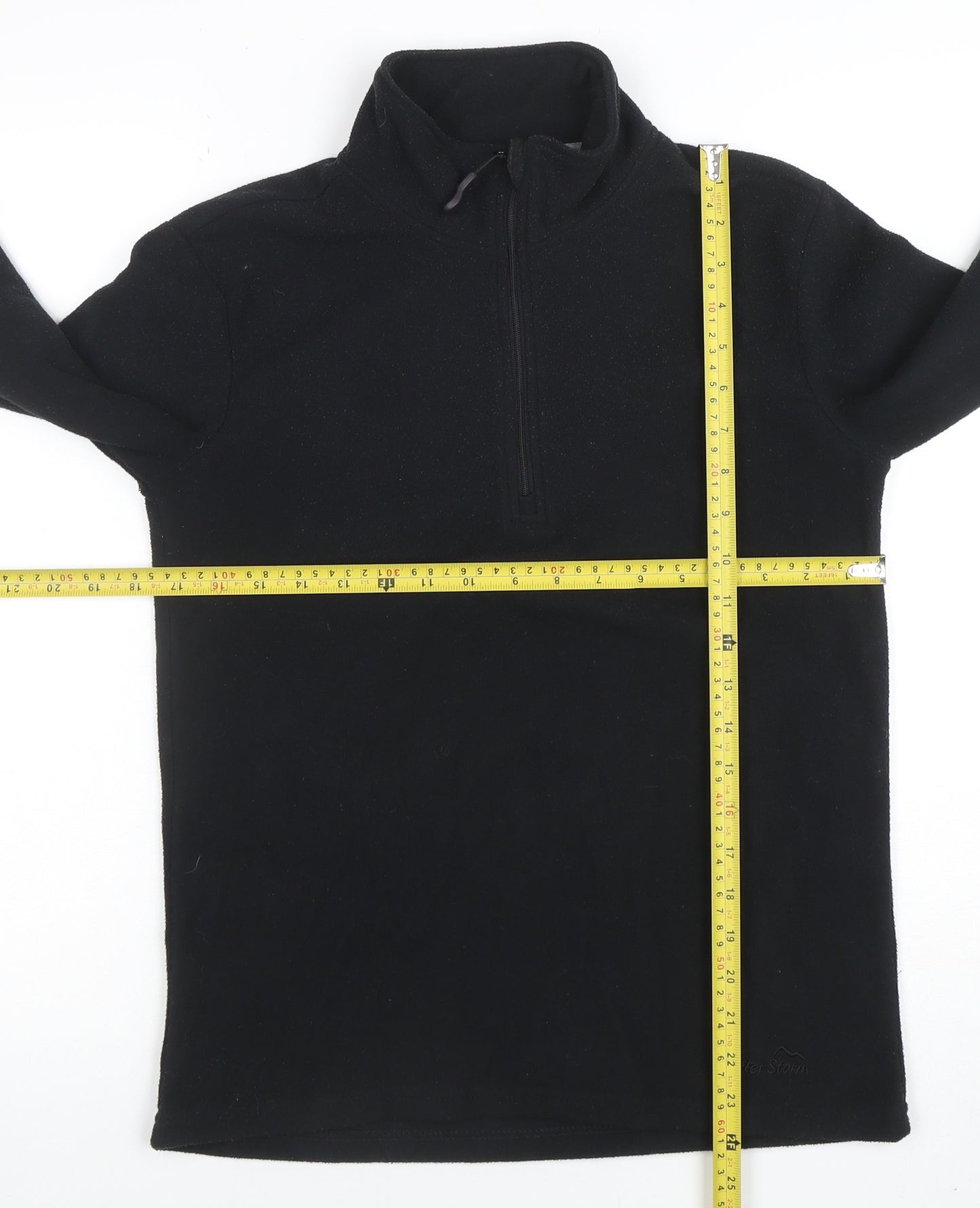 Peter Storm Womens Black Fleece Pullover Sweatshirt Size 12