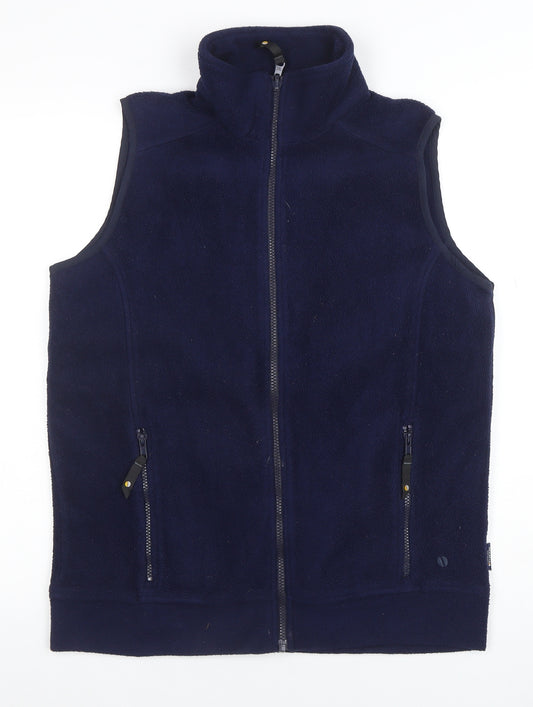 Regatta Womens Blue Fleece Zip Waistcoat Size 10 Outdoor Gilet